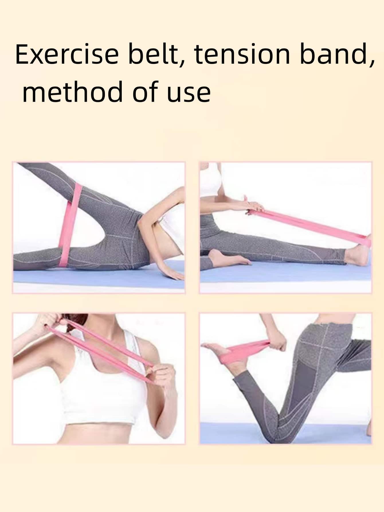 5pcs Resistance Bands Set For Yoga Fitness Stretching Rehabilitation Strength Training Gym Accessories