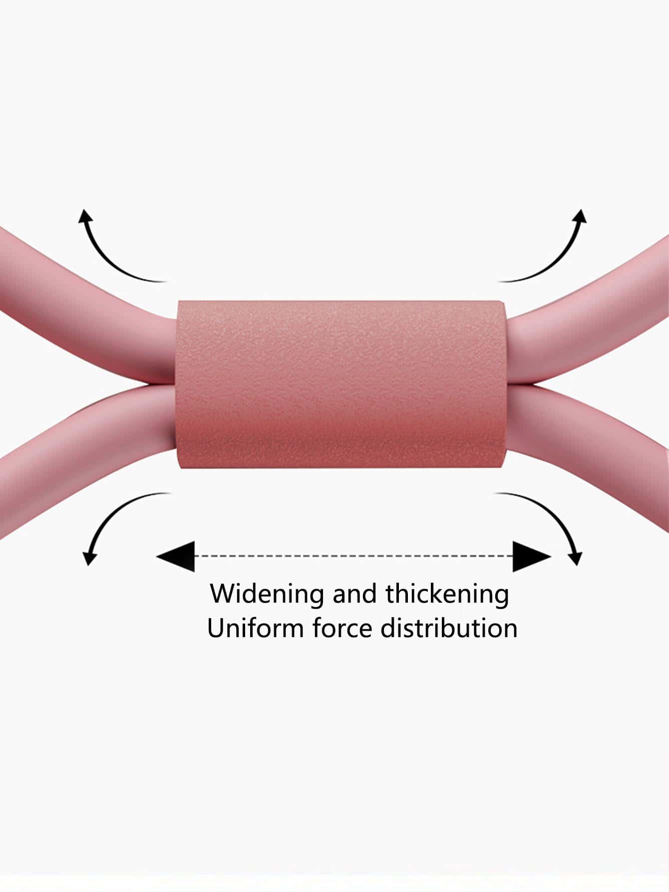 1pc 8-Shaped Yoga Resistance Band Gym Accessories