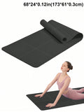 1pc 173*61*0.3cm EVA Yoga Mat For Beginners Fitness Mat, Dance & Yoga Mat