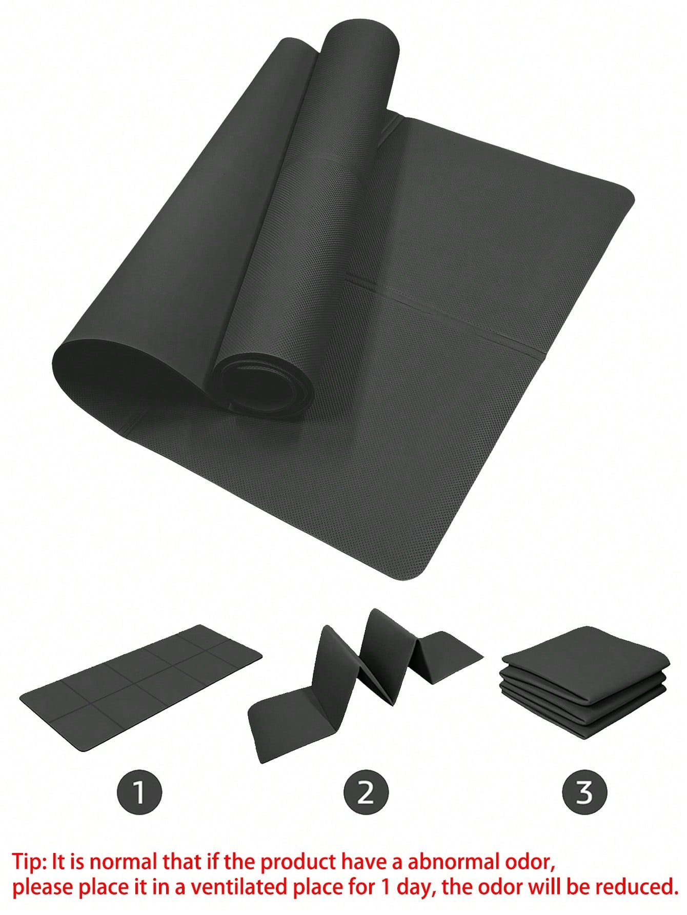 1pc 173*61*0.3cm EVA Yoga Mat For Beginners Fitness Mat, Dance & Yoga Mat