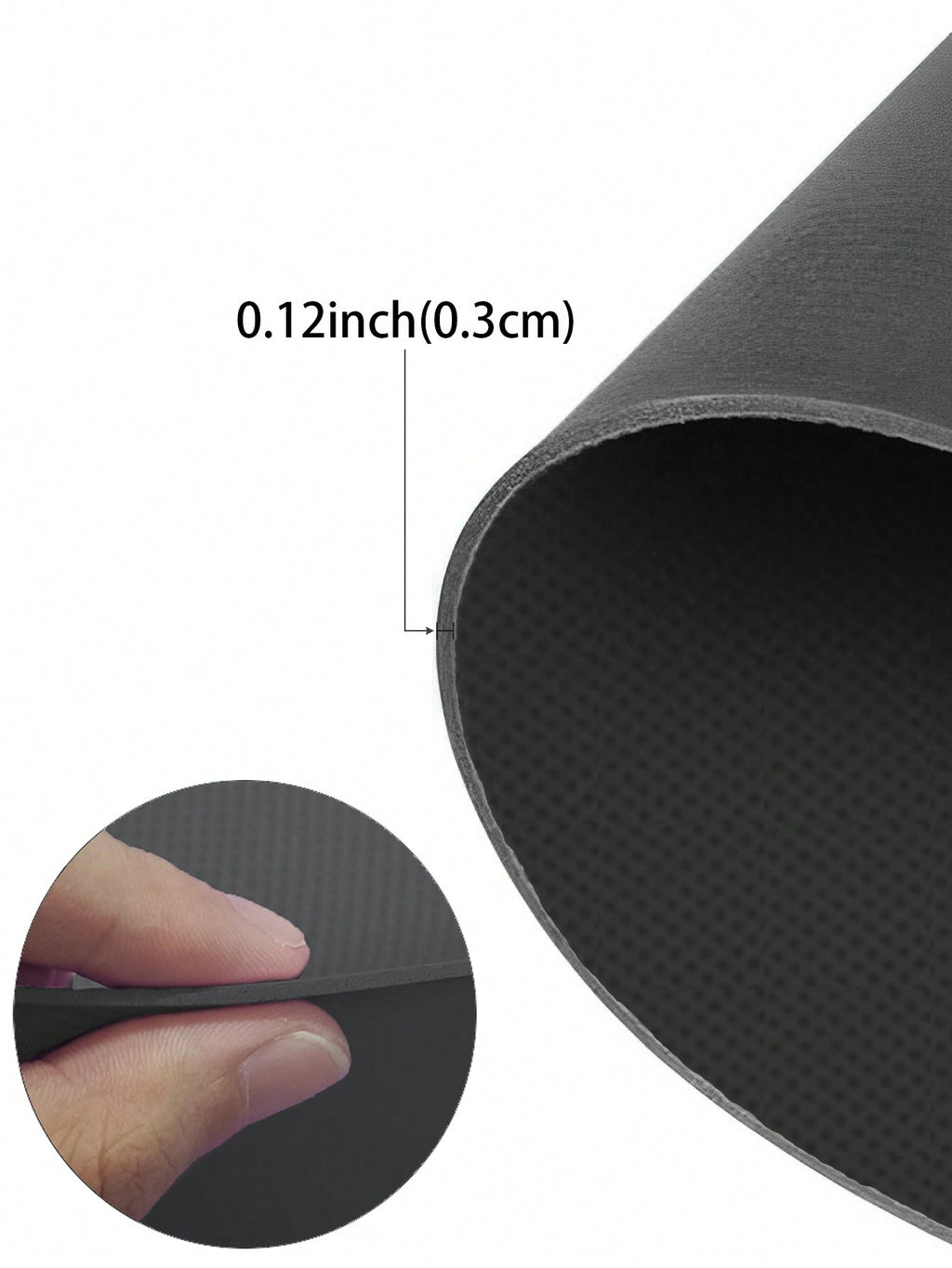 1pc 173*61*0.3cm EVA Yoga Mat For Beginners Fitness Mat, Dance & Yoga Mat