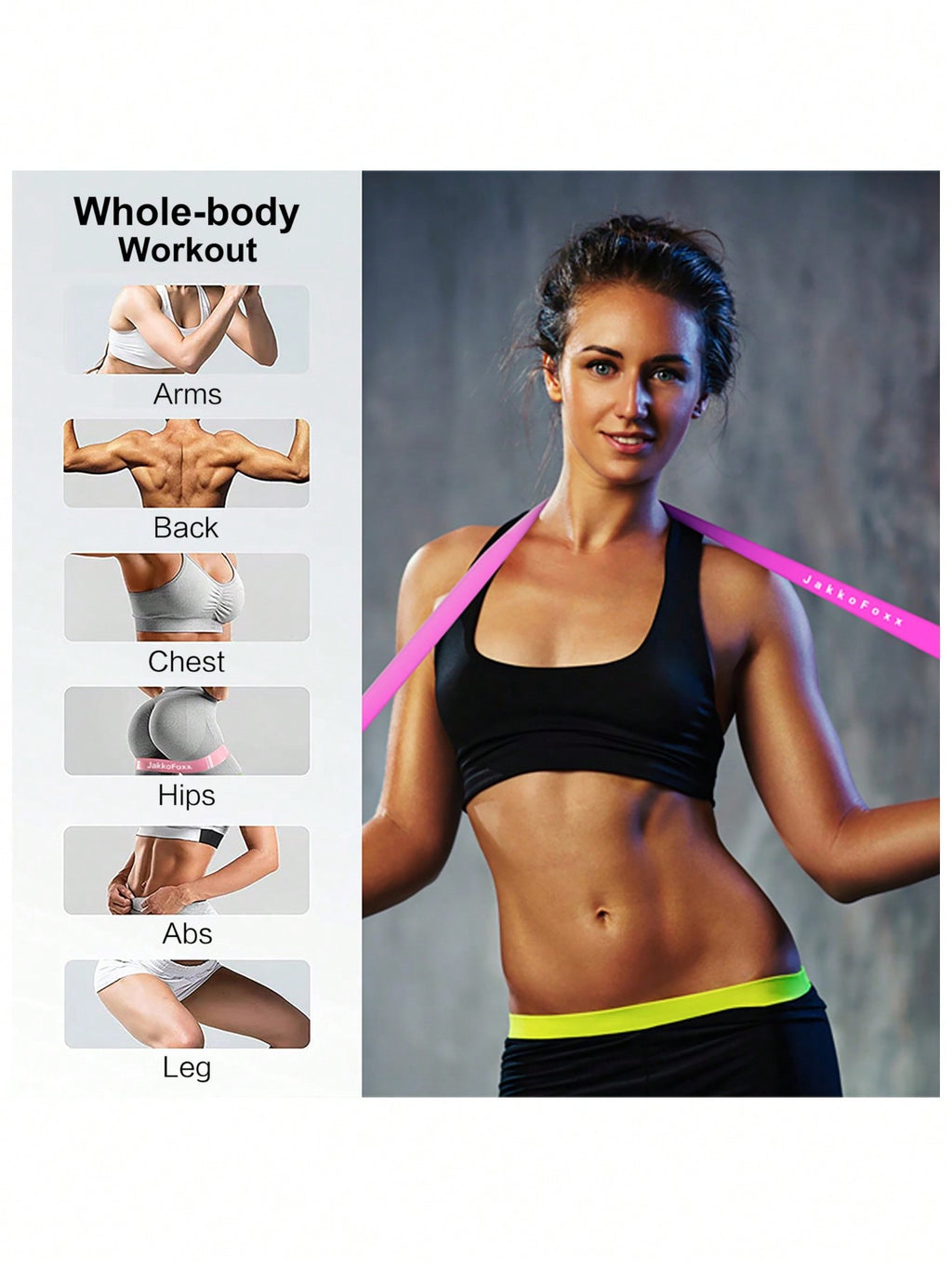 5pcs Resistance Bands Set For Yoga Fitness Stretching Rehabilitation Strength Training Gym Accessories