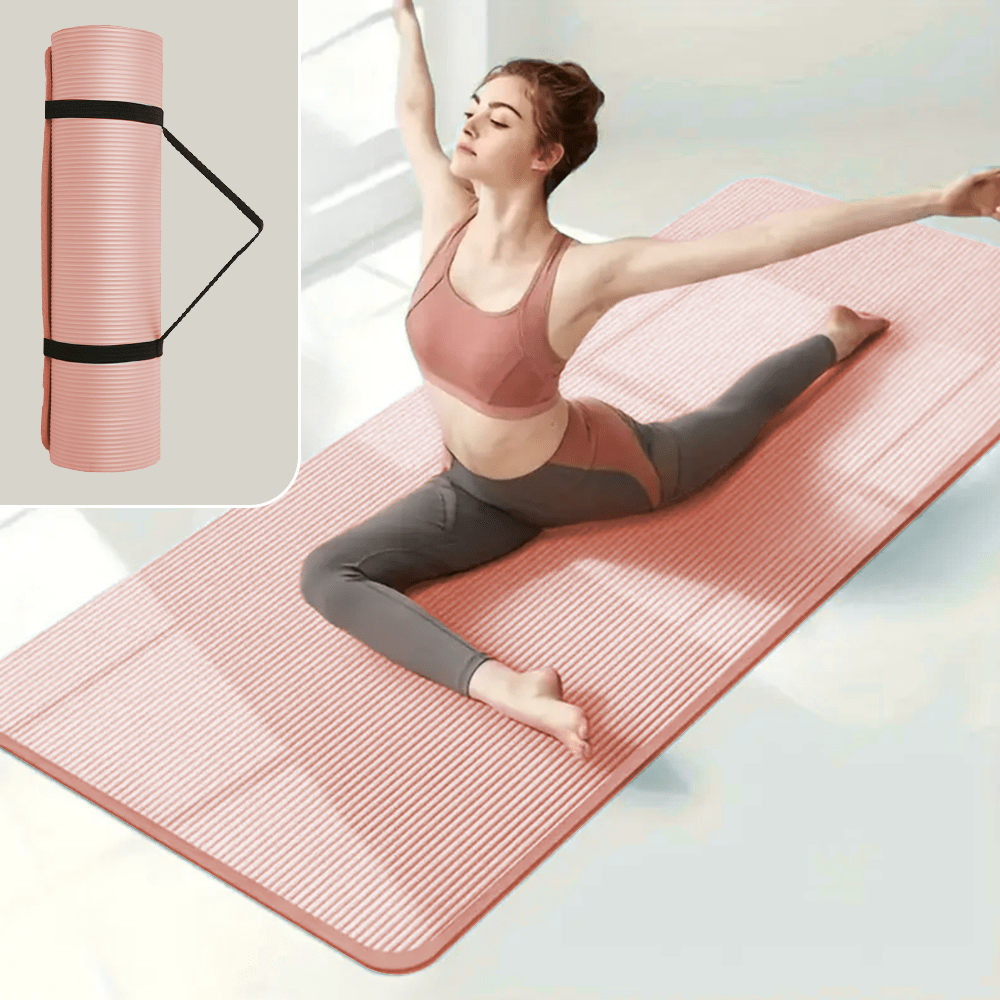 1pc Multi-Color Yoga Mat, 0.7cm/0.28in Thick, Comfortable & Soft, Suitable For Yoga, Fitness, Gymnastics, Pilates, Gym Or Home Workout, Great Gift Idea For Mother's Day, Birthday, Christmas