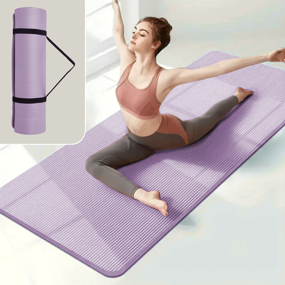 1pc Multi-Color Yoga Mat, 0.7cm/0.28in Thick, Comfortable & Soft, Suitable For Yoga, Fitness, Gymnastics, Pilates, Gym Or Home Workout, Great Gift Idea For Mother's Day, Birthday, Christmas