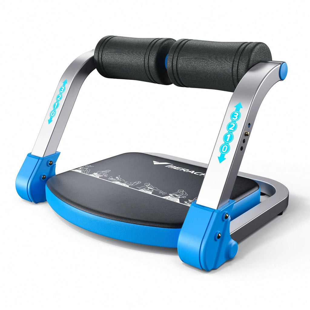 MERACH Sit Up Machine, Ab Machine, Adjustable Resistance, Automatic Rebound, Ab Crunch Machine For Stomach Workout, Ab Workout Equipment For Home Gym