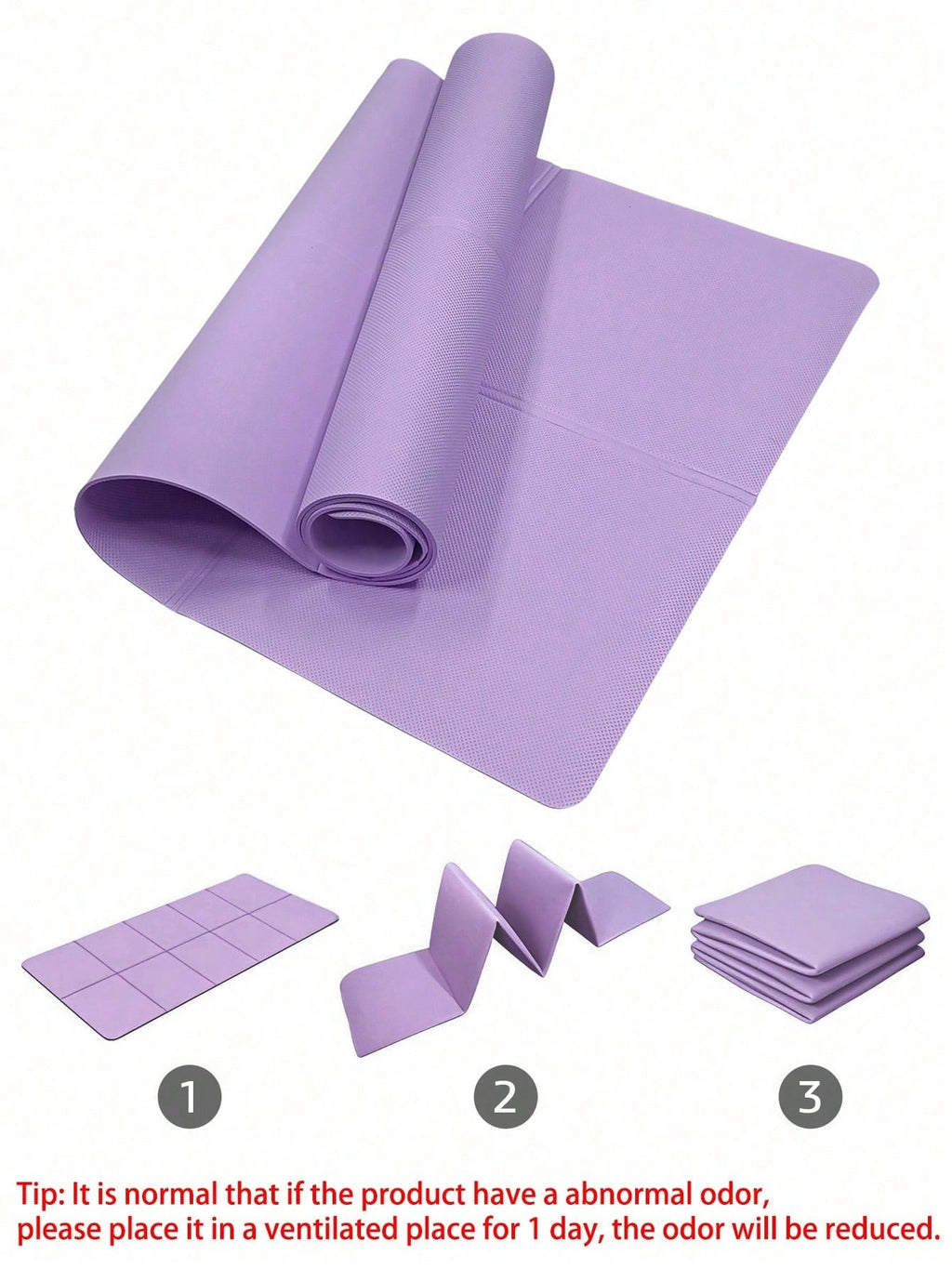 1pc 173*61cm EVA Yoga Mat, Pilates Solid Color Exercise Mat With Strap, Suitable For Yoga, Pilates, Plank, Fitness, Gymnastics, Workout, Gym, Home Exercise, Great Gift For Mother's Day, Birthday, Etc.