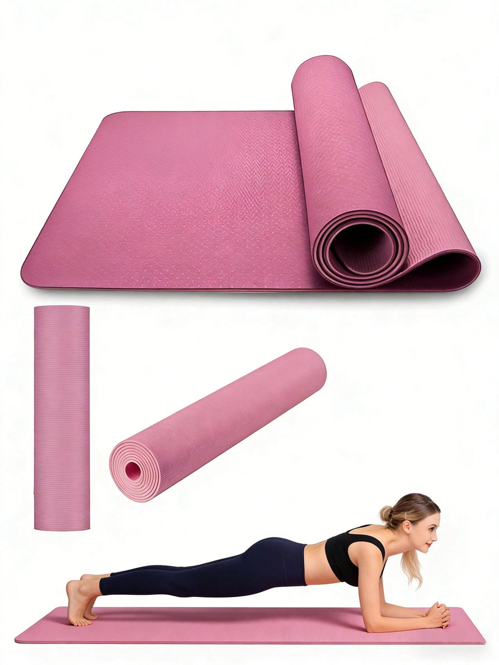 1pc Yoga Mat, Pilates Mat, Thick Yoga Mat, Balance Pad, Non-Slip Home Floor Mat, Thick Knee Pad. Designed For Yoga And Fitness, 3cm Thick, Can Be Used As Yoga Mat. Suitable For Gym, Home Workout, Yoga, Sports, Outdoor Activities, Pilates, Etc. A Great Gif